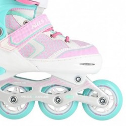 NA14198 WHITE-TURQUOISE SIZE L(39-42)  IN-LINE SKATES NILS EXTREME