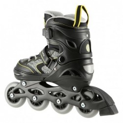 NA14198 BLACK-YELLOW SIZE M (35-38)  IN-LINE SKATES NILS EXTREME