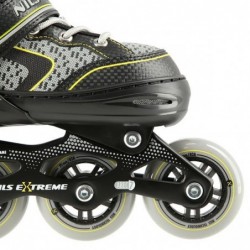 NA14198 BLACK-YELLOW SIZE M (35-38)  IN-LINE SKATES NILS EXTREME