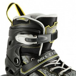 NA14198 BLACK-YELLOW SIZE L (39-42)  IN-LINE SKATES NILS EXTREME