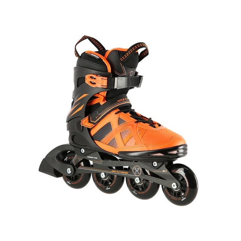 NA14112 BLACK-ORANGE SIZE 38 IN-LINE SKATES NILS EXTREME