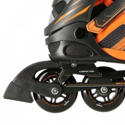 NA14112 BLACK-ORANGE SIZE 38 IN-LINE SKATES NILS EXTREME