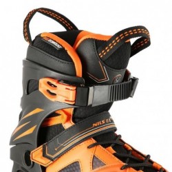 NA14112 BLACK-ORANGE SIZE 39 IN-LINE SKATES NILS EXTREME