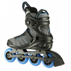 NA14217 BLACK-BLUE SIZE 38 IN-LINE SKATES NILS EXTREME