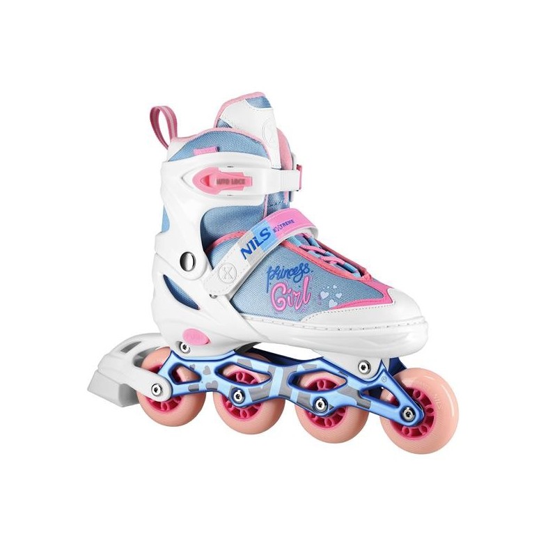 NA18168A IN-LINE SKATES PRINCESS WHITE SIZE S(31-34) NILS EXTREME