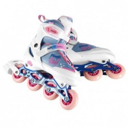 NA18168A IN-LINE SKATES PRINCESS WHITE SIZE S(31-34) NILS EXTREME