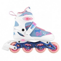 NA18168A IN-LINE SKATES PRINCESS WHITE SIZE L(39-42) NILS EXTREME