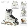 NA2150 WHITE SIZE 37 INLINE SKATES NILS EXTREME