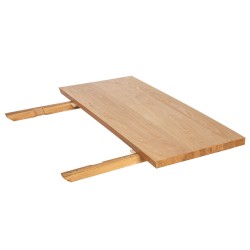 Удлинение для стола LISBON 50x100см, материал  мебельная пластина покрыты натуральном дубовым шпон, промаслен
