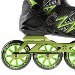 NA8660 GREEN SIZE 38 IN-LINE SKATES NILS EXTREME