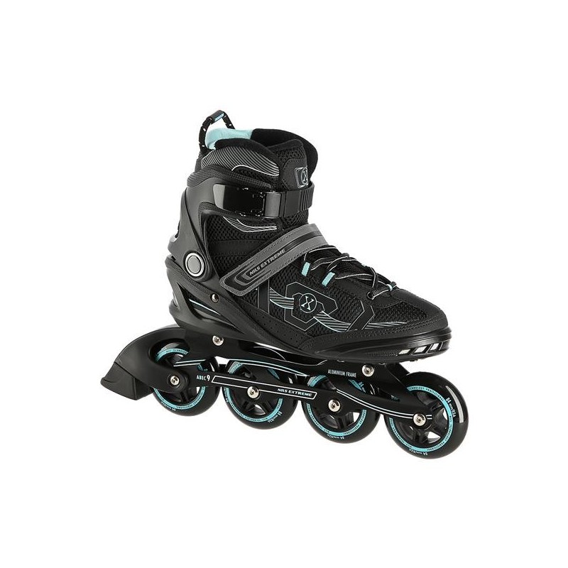 NA9157 BLACK-MINT SIZE 38 IN-LINE SKATES NILS EXTREME