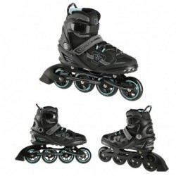 NA9157 BLACK-MINT SIZE 40 IN-LINE SKATES NILS EXTREME