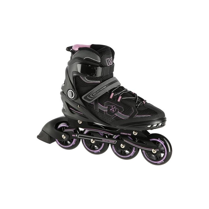 NA9157 BLACK-PURPLE SIZE 38 IN-LINE SKATES NILS EXTREME