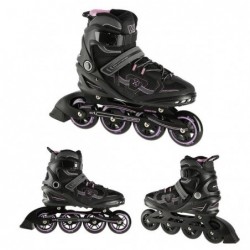 NA9157 BLACK-PURPLE SIZE 38 IN-LINE SKATES NILS EXTREME