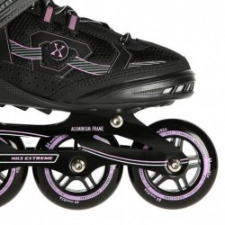 NA9157 BLACK-PURPLE SIZE 42 IN-LINE SKATES NILS EXTREME