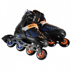 NH18190A IN-LINE SKATES/HOCKEY ICE SKATES SET 2IN1 BRAVE BLUE SIZE M(34-38) NILS EXTREME