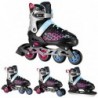 NH18190A IN-LINE SKATES/HOCKEY ICE SKATES SET 4IN1 BRAVE PINK SIZE S(29-33) NILS EXTREME