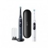 Oral-B Electric Toothbrush iO8 Series Duo For adults Rechargeable Black Onyx/White Number of brush heads included 2