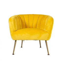 Armchair TUCKER yellow