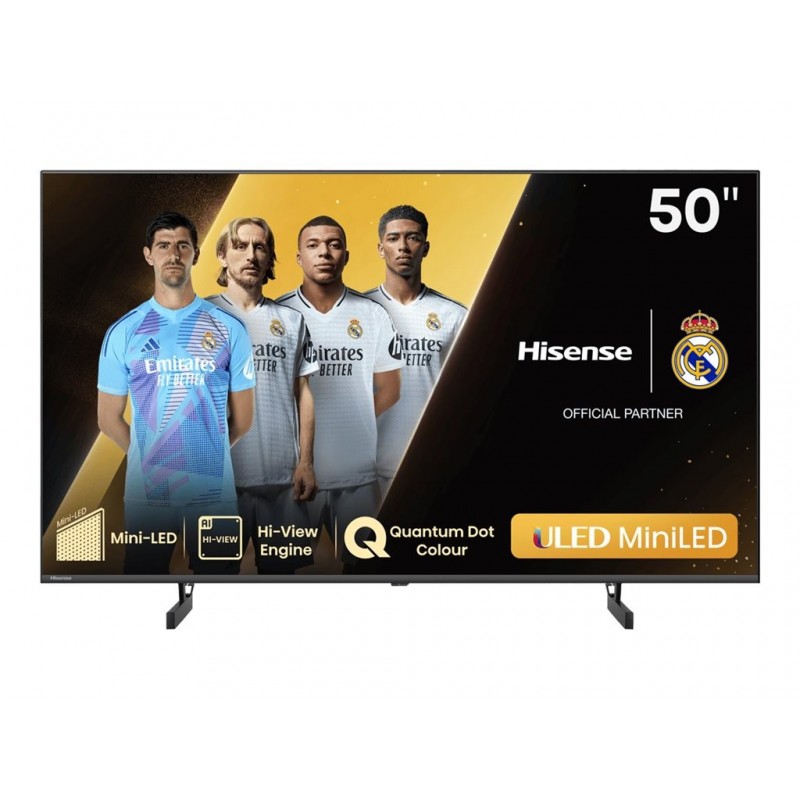 Hisense Mini LED Smart TV 50U6NQ 50" Smart TV VIDAA OS UHD Black