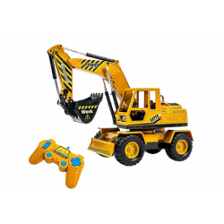 Remote Controlled Excavator Bulldozer Remote Control R/C 2in1 For Children