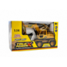 Remote Controlled Excavator Bulldozer Remote Control R/C 2in1 For Children