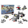 Construction Blocks Helicopter 6in1 DIY Set Vehicles 117 pcs.