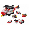 Construction Blocks Helicopter 6in1 DIY Set Vehicles 117 pcs.