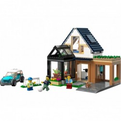 LEGO CITY 60398 FAMILY HOUSE AND ELECTRIC CAR