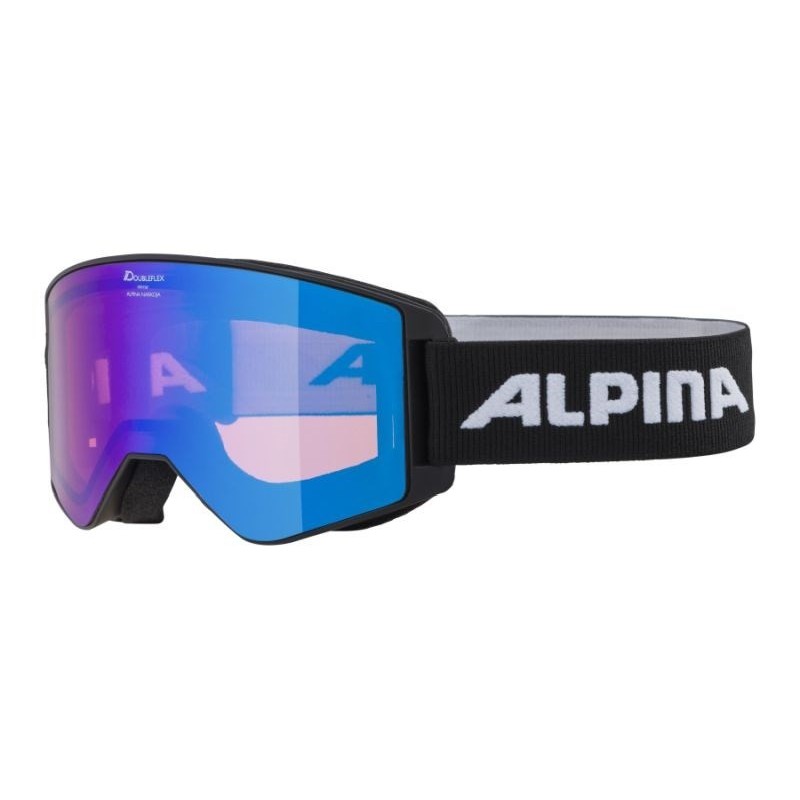 Alpina M40 NARKOJA HM Winter Sports Goggles Black, Blue Unisex