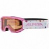 Alpina Junior Piney Rose-Rose Winter Sports Goggles Pink Unisex