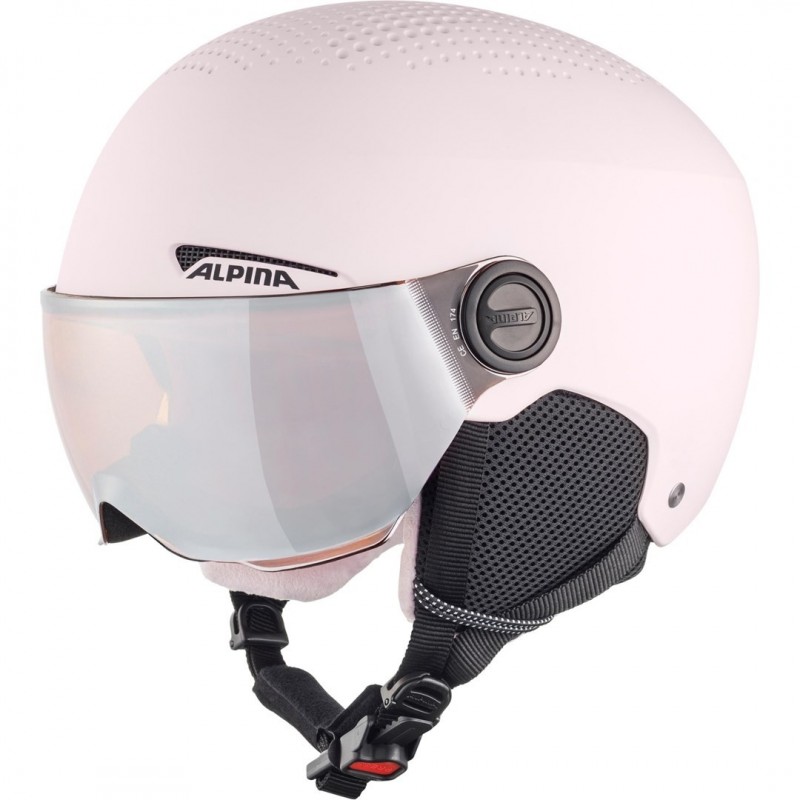 WINTER HELMET ALPINA ZUPO VISOR Q-LITE ROSE MATT 51-55