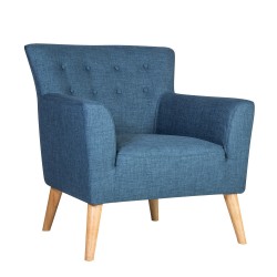 Кресло MOVIE 83x76xH83см, обивка  ткань, цвет  синий