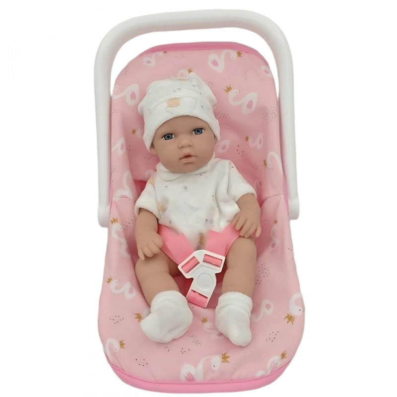 WOOPIE ROYAL Baby Doll Set 30.5 cm + Pink Carrier