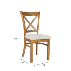Chair MIX & MATCH natural white
