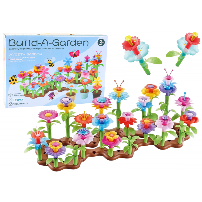 Building Blocks Garden Flowers 155 Pieces