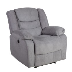 Кресло FLEXY 99x95xH102cм, с электрически регулируемой подножки и спинки, материал покрытия  ткань, цвет  серый