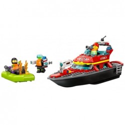 LEGO CITY 60373 FIRE RESCUE BOAT