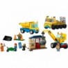 LEGO CITY 60391 CONSTRUCTION TRUCKS AND WRECKING BALL CRANE