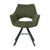 Chair EDDY green dark grey