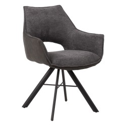 Chair EDDY grey dark grey