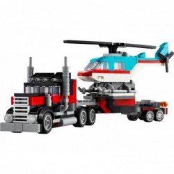 LEGO CREATOR 3 IN 1 31146 FLATBED TRUCK WITH HELICOPTER