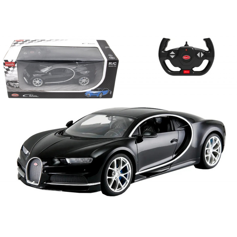 RC Bugatti Chiron 1:14 Black Remote Control Car