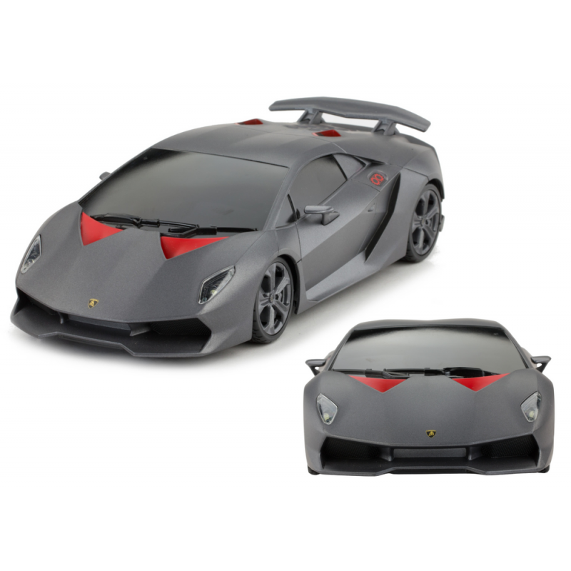 RC Sports Car 1:18 Remote Controlled Lamborghini Sesto Elemento Gray