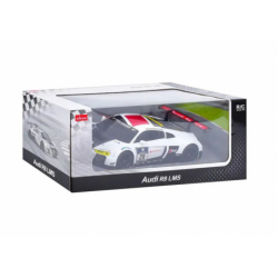 Car R/C 1:24 Remote Controlled Sports AUDI R8 LMS White and Black