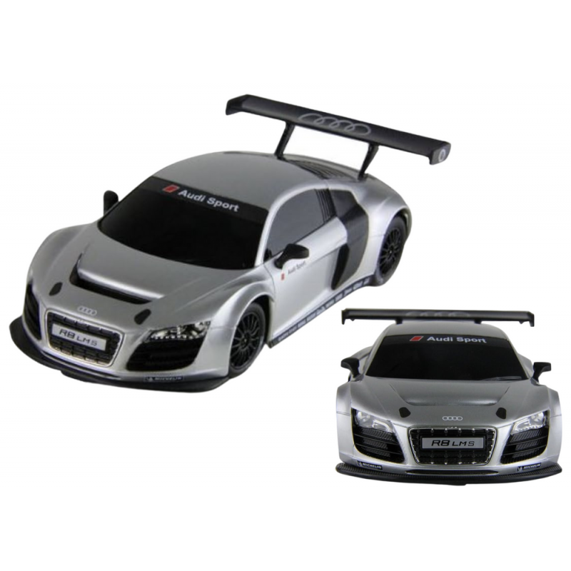 Car R/C 1:24 Remote Controlled Sports AUDI R8 LMS Silver