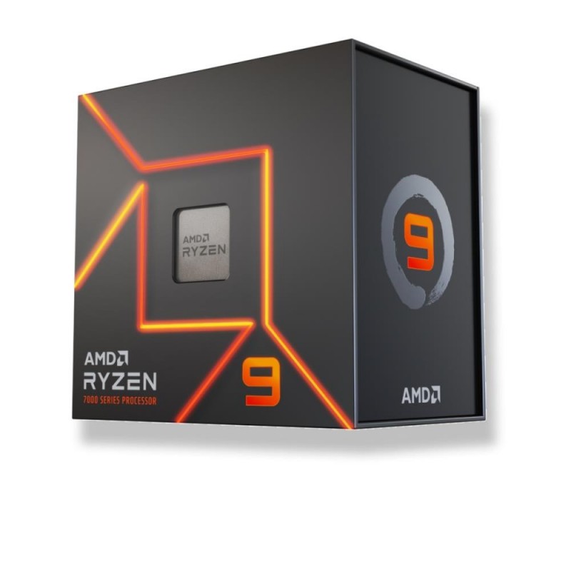 CPU AMD Desktop Ryzen 9 R9-7900X 4700 MHz Cores 12 64MB Socket SAM5 170 Watts GPU Radeon BOX 100-100000589WOF