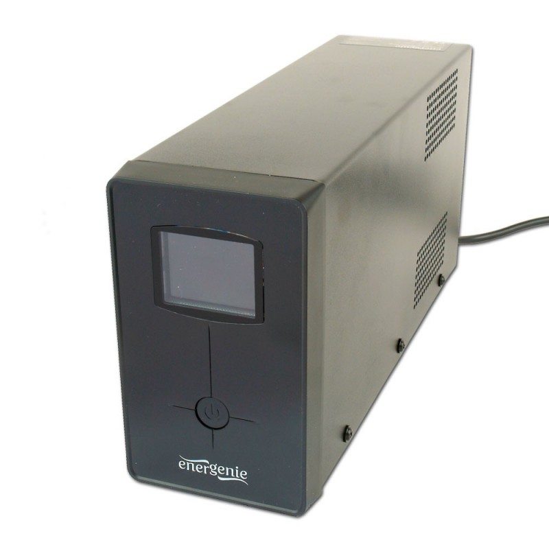 EnerGenie UPS with USB and LCD display, Black 850 VA 220 V