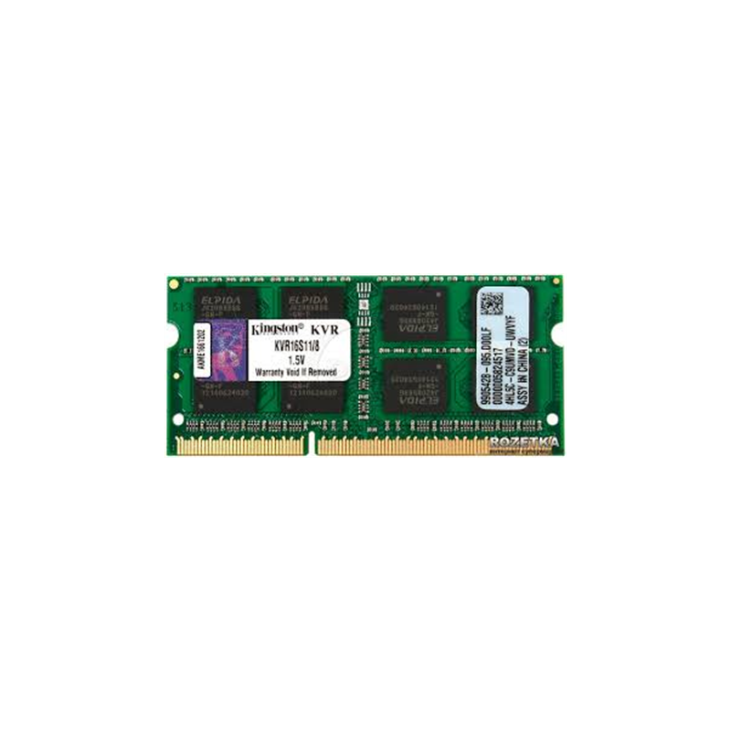 Kingston 8 GB DDR3 1600 MHz Notebook Registered No ECC No