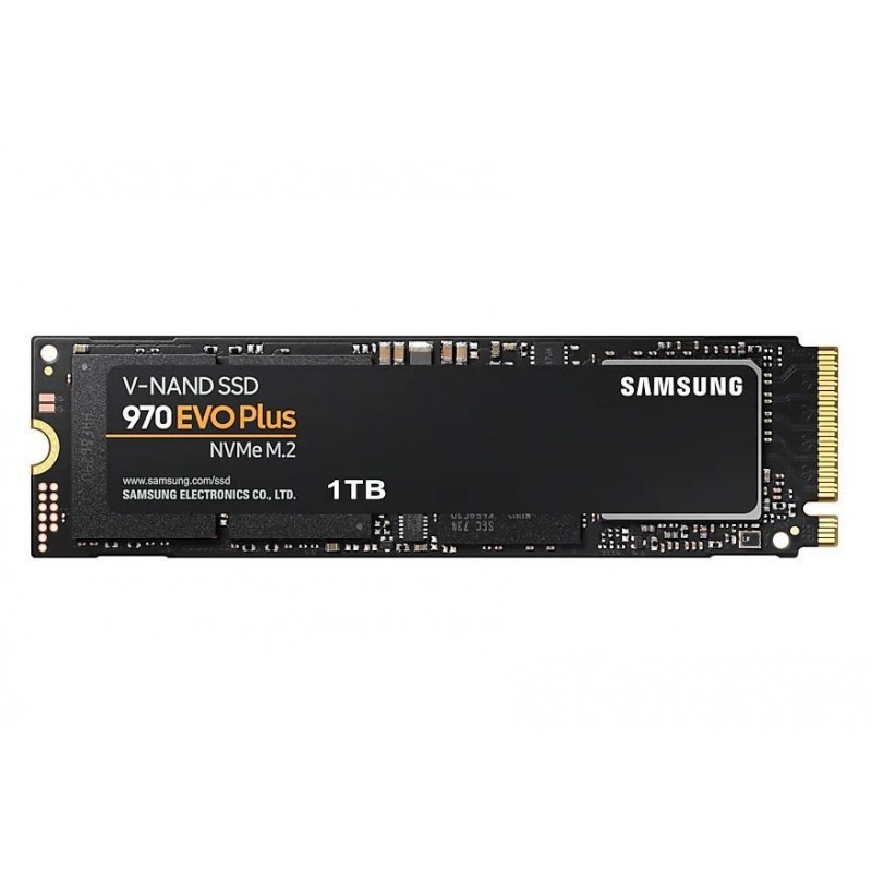 Samsung 970 Evo Plus 1000 GB Solid-state drive interface M.2 NVME Read speed 3500 MB/s Write speed 3300 MB/s